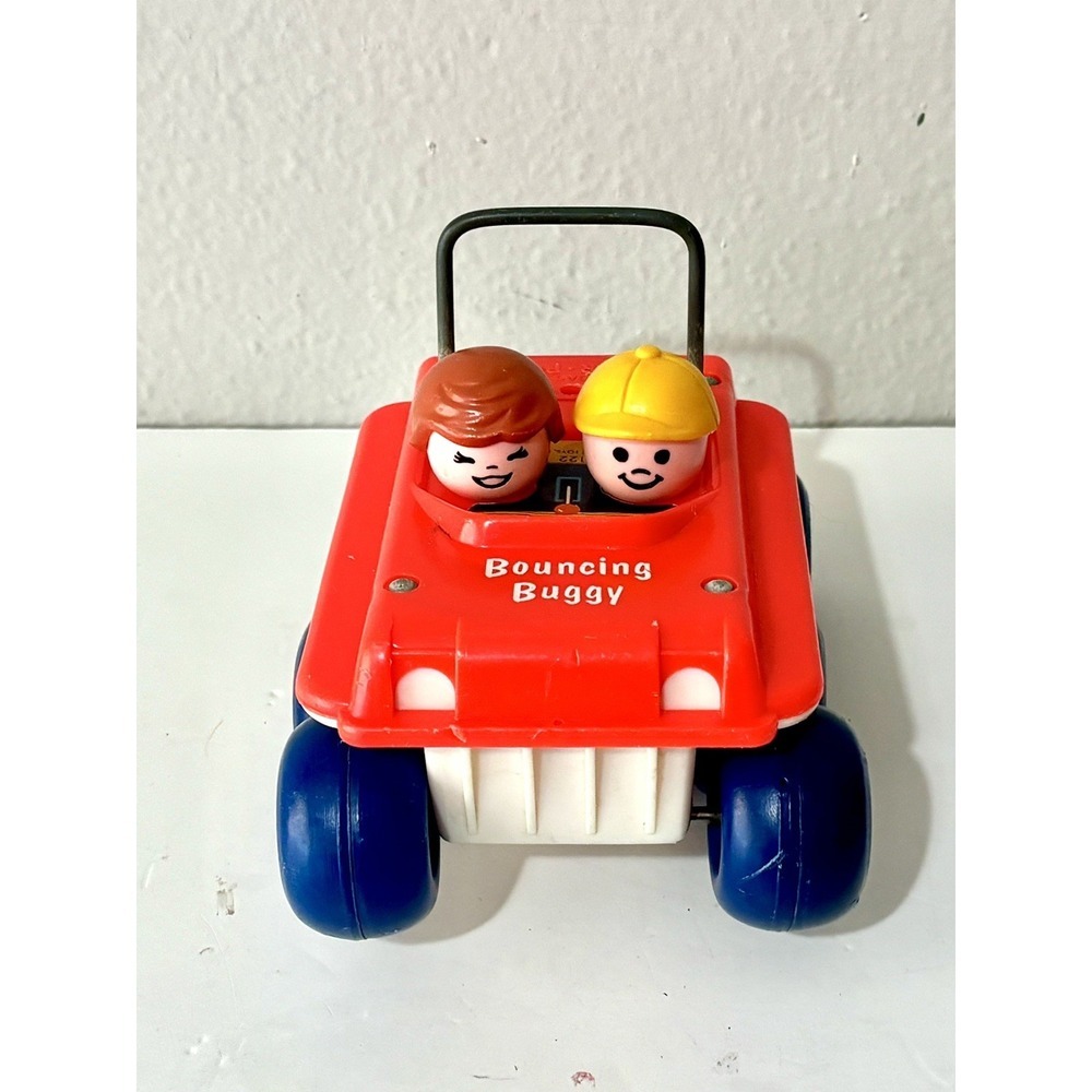 1973 Vintage Fisher Price Bouncing Buggy Made In USA